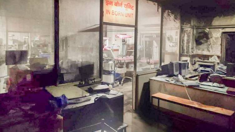 bhopal hospital fire eight more infants dead