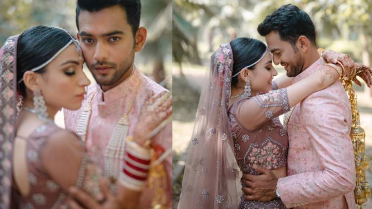 unmukt chand wedding pics