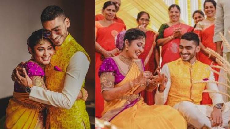 vishakh nair engagement photos