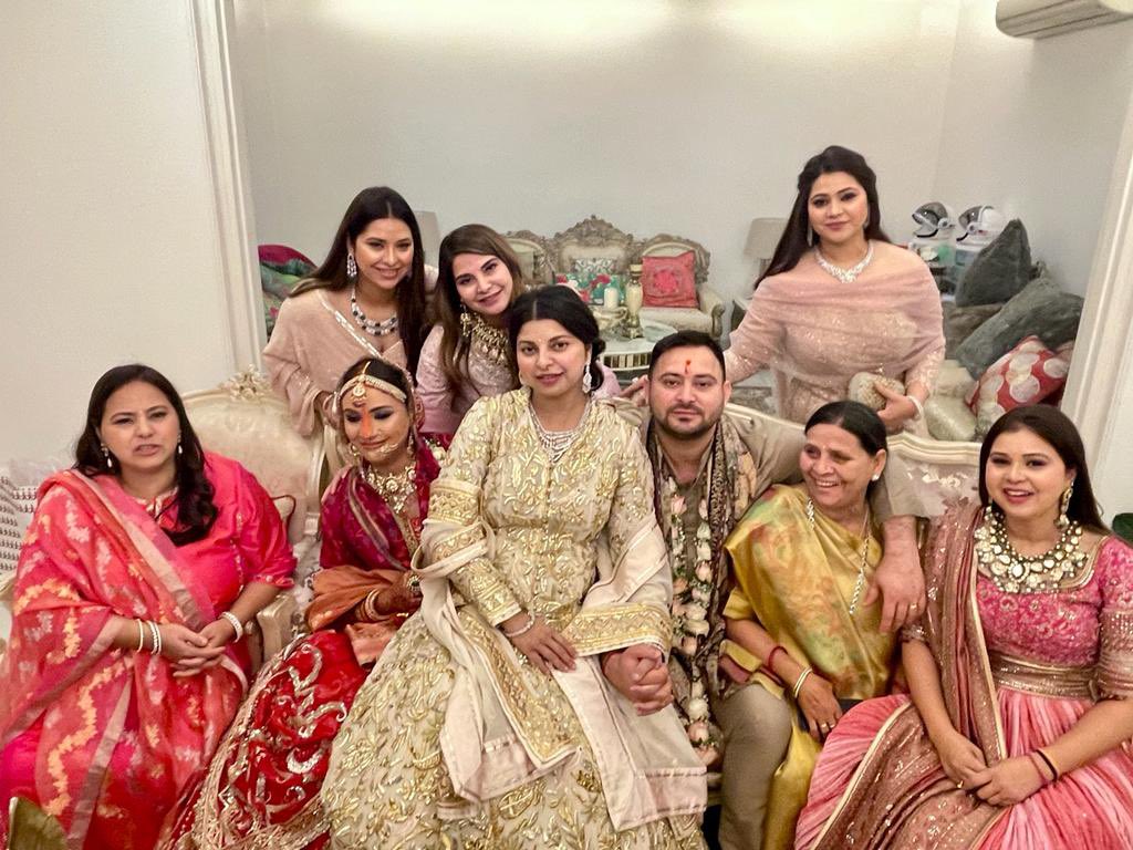 tejaswi yadav wedding pics