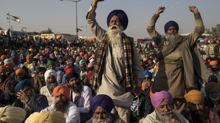 farmers protest