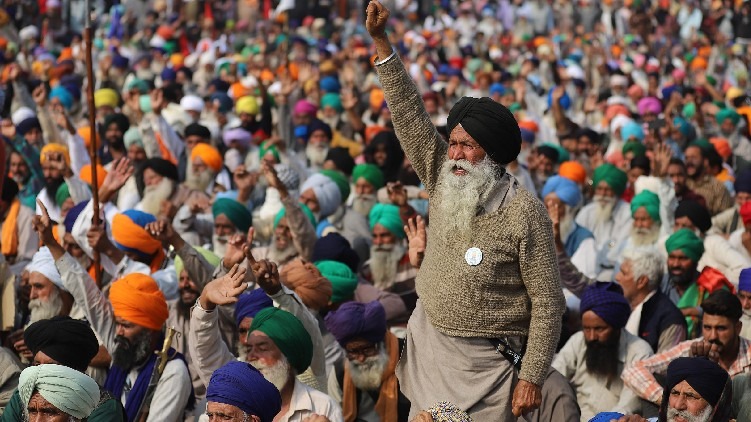 farmers protest