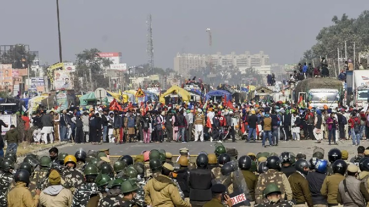 farmers protest