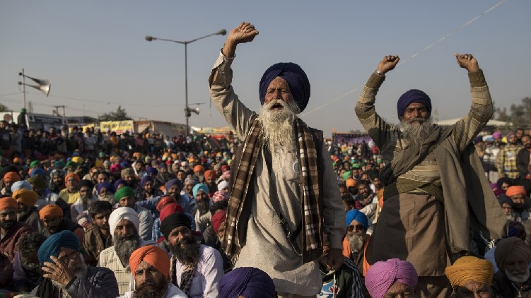 farmers protest