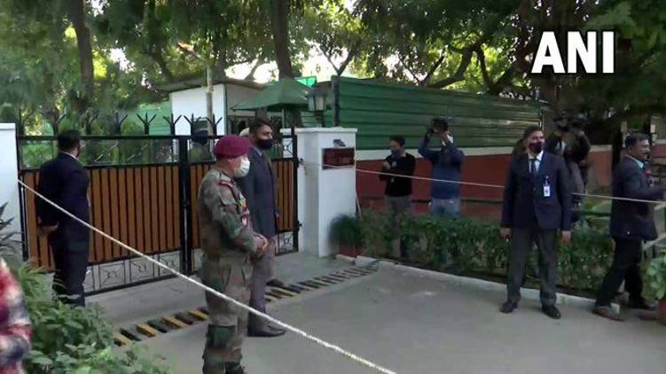 rajnath singh visit bipin rawat family