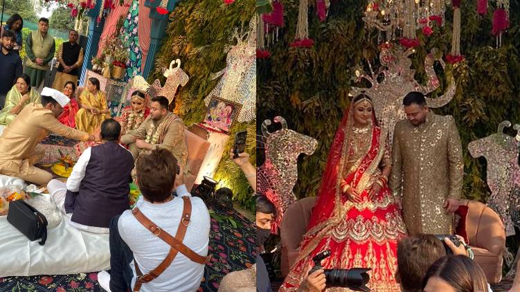 tejaswi yadav wedding pics