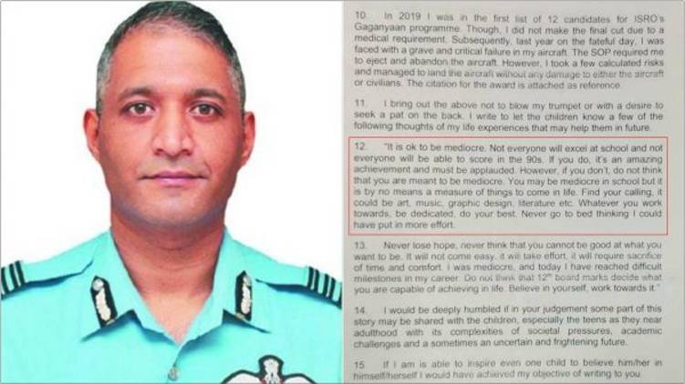 varun singh letter to school