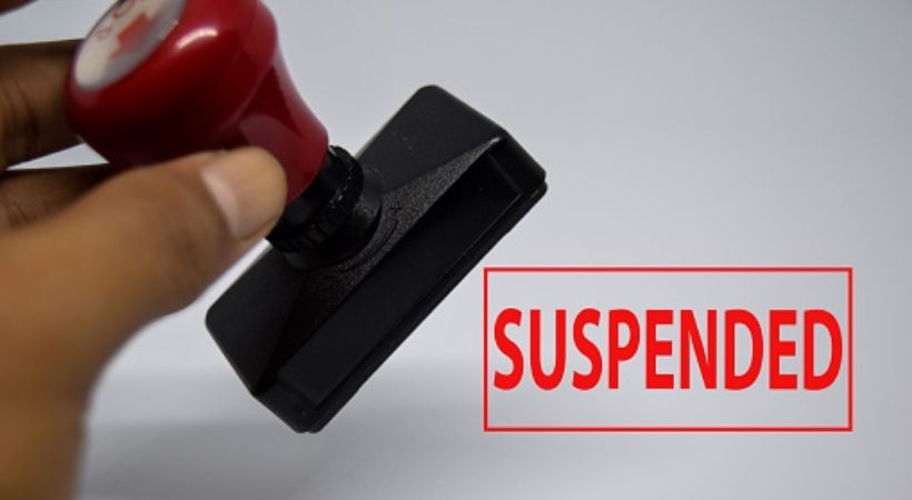suspended two police officers