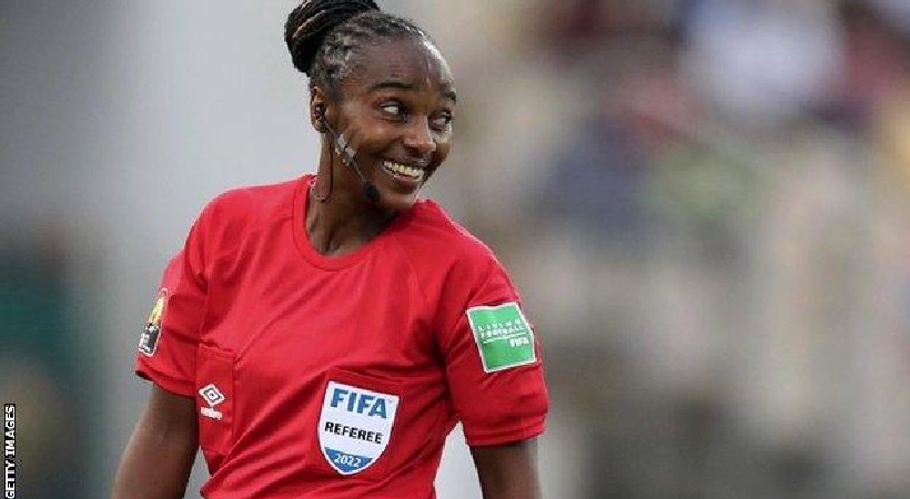 salima mukansanga referee africa