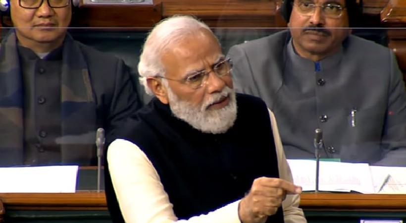 narendra modi reply president