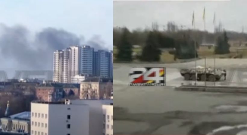 Russian troops enter Kharkiv