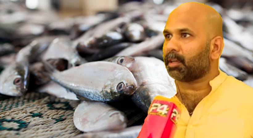 binoy kodiyeri opens fish shop