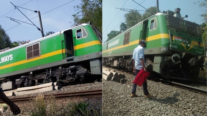 Goods train derail