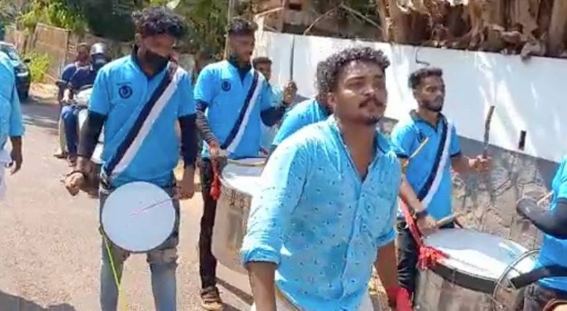 kannur bomb attack visuals