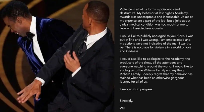 Will Smith apologizes chris rock