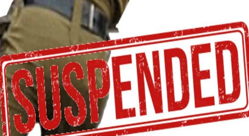 police officer suspended