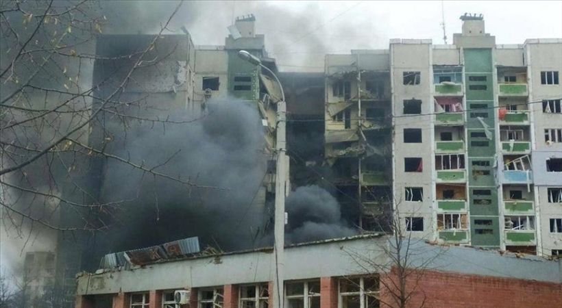 airstrikes in Chernihiv