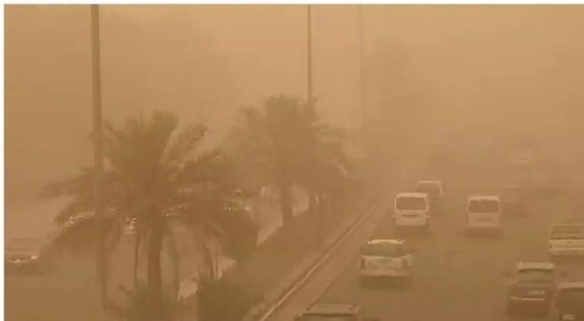 Dust storm in Saudi Arabia