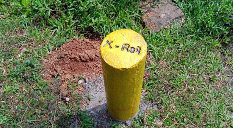 k rail survey stone planting malappuram