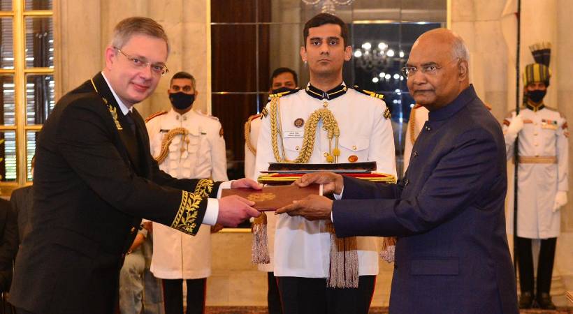 Russian ambassador to India presented credentials
