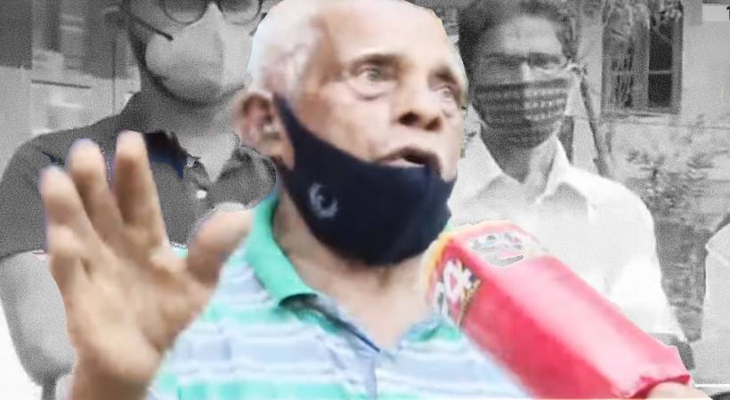 silverline aranmula protestor against cm