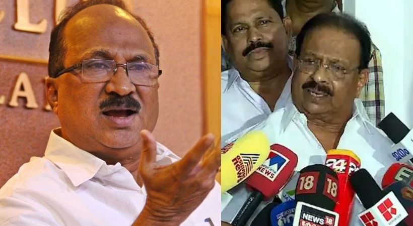 k sudhakaran against kv thomas