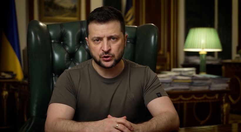 Zelensky thanks UK for military support