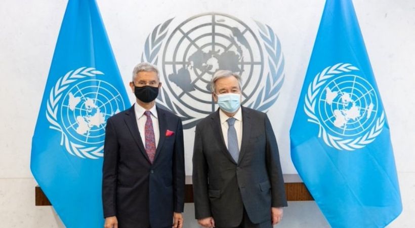 S. Jayashankar meet UN Secretary-General to discuss Ukraine Afghan issue