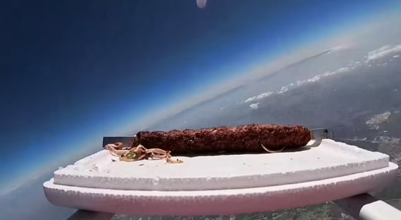 Man Launches Kebab Into Space