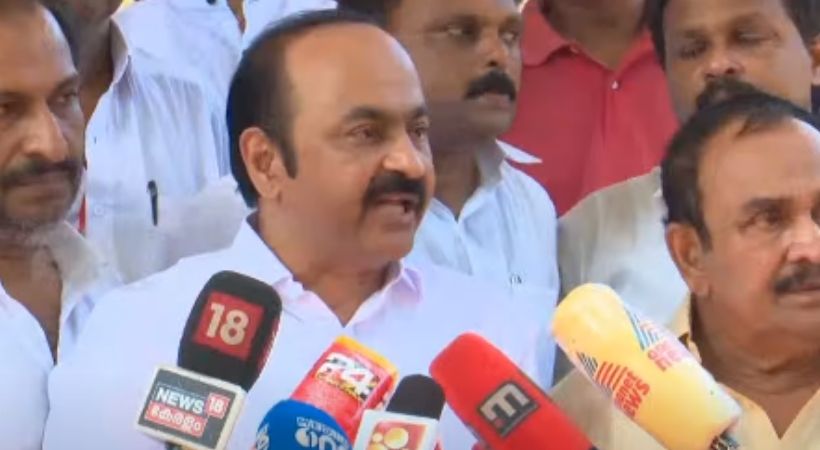 vd satheeshan against kerala police and pinarayi vijayan