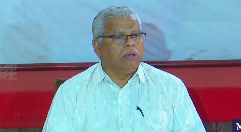mv jayarajan against bulldozer politics