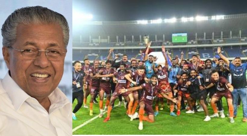 pinarayi vijayan congratulate gokula kerala fc