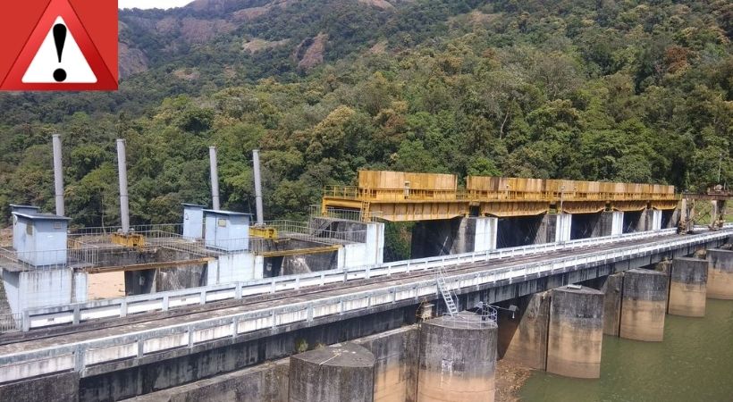 red alert in three dam