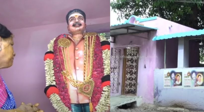 Parents build a temple in memory of their dead son