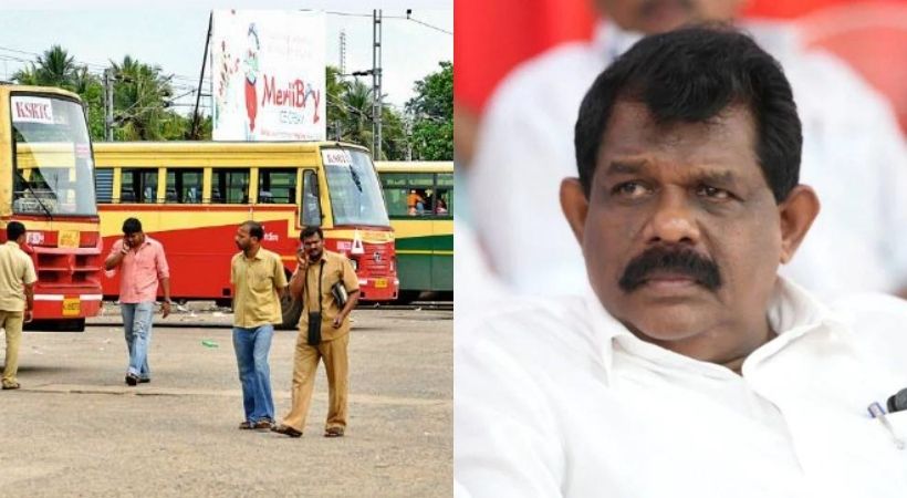 ksrtc salary distribution is not the responsibility of minister