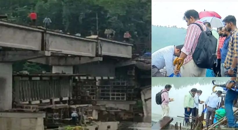 pwd vigilance inspection in koolimadu bridge