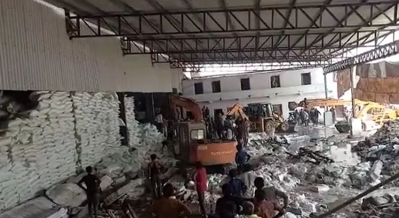12 killed as factory wall collapses in Gujarat