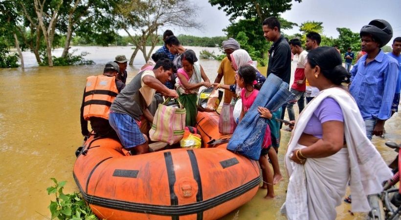 assam flood and rain 9 death