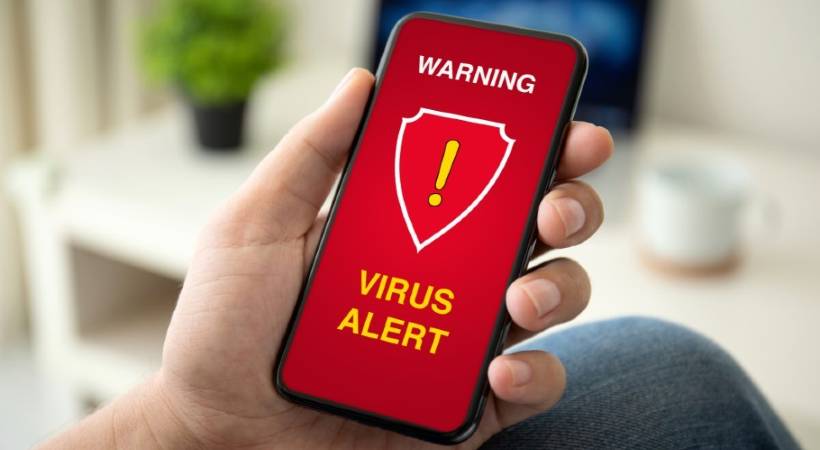 mobile phone virus symptoms