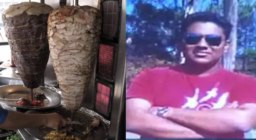 first victim shawarma poisoning