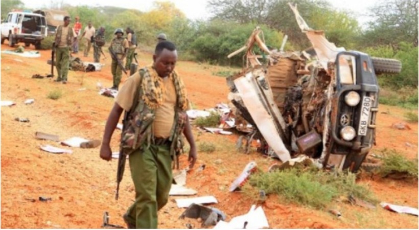Kenyan police officers wounded in roadside blast