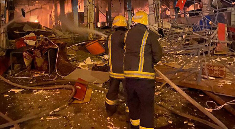 Gas cylinder explosion destroys restaurant in Riyadh