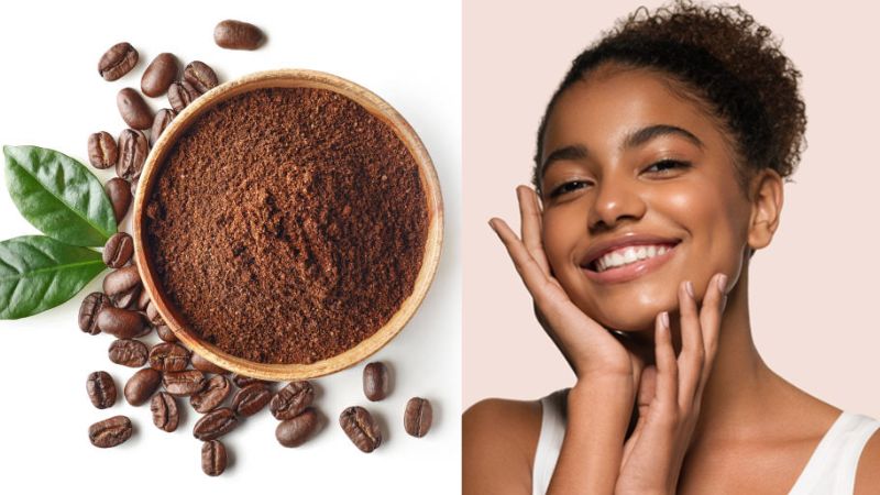 skin care tips with coffee powder