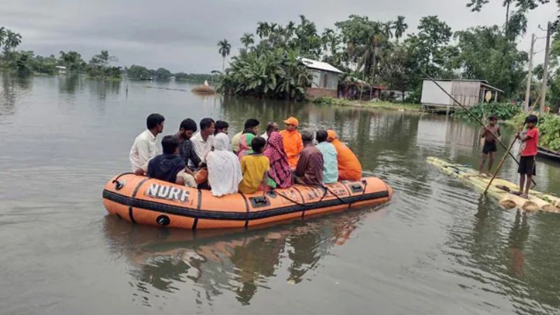 flood in assam and meghalaya 39 death