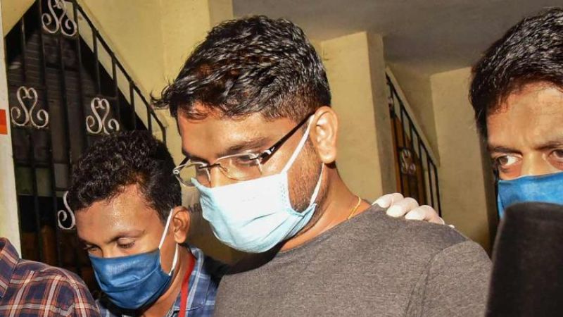Sarith was taken away by a vigilance team