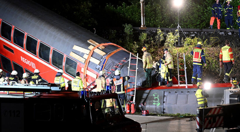 Five dead in German train accident