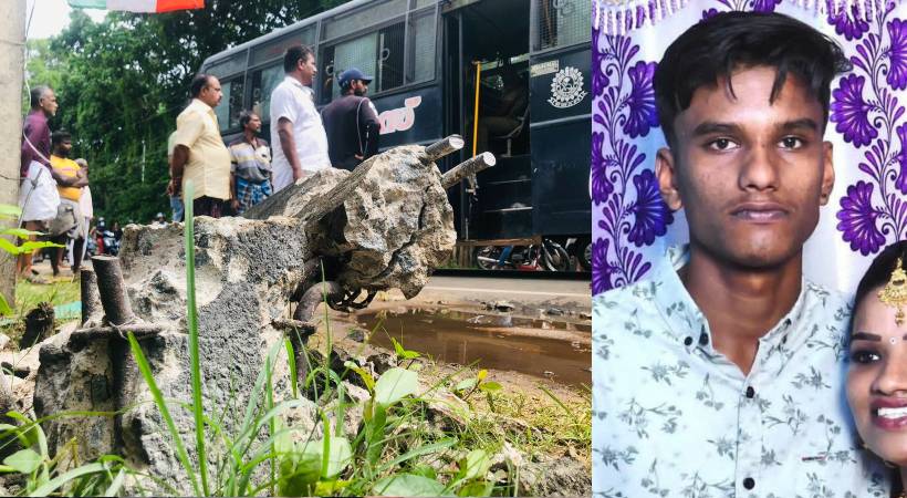 bike rider died electric post