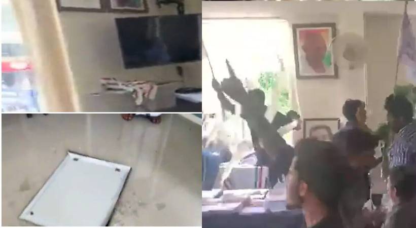 rahul gandhi office attack special team investigates