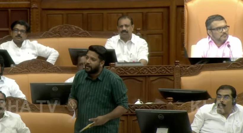 shafi parambil presents adjournment motion