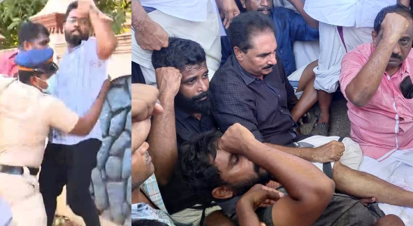 state wide protest against pinarayi vijayan